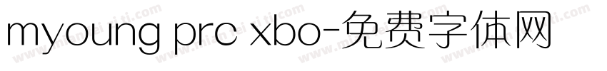 myoung prc xbo字体转换
